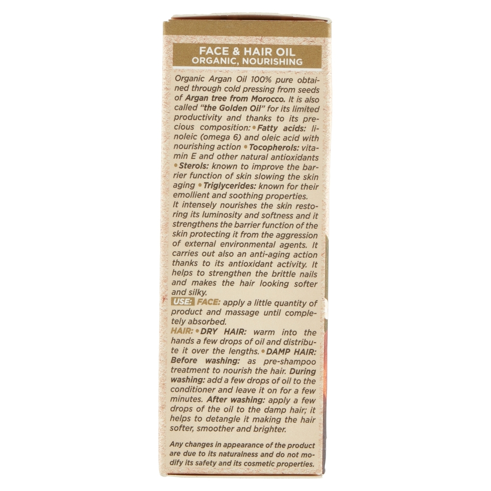 I Provenzali Bio Olio di Argan Biologico Puro al 100% 30 mL